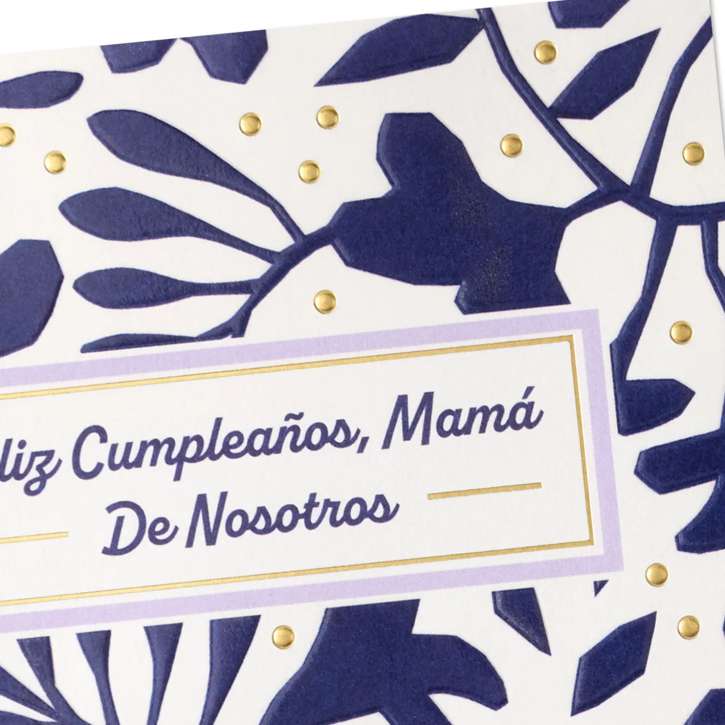 Mom You Make Our Lives Better Spanish-Language Birthday Card From Us