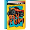 Monster Truck Birthday Card for Kids With Papercraft Activity