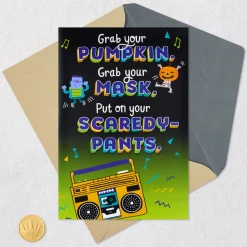 Monster Mash Musical Halloween Card for Kids