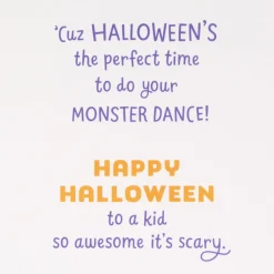 Monster Mash Musical Halloween Card for Kids
