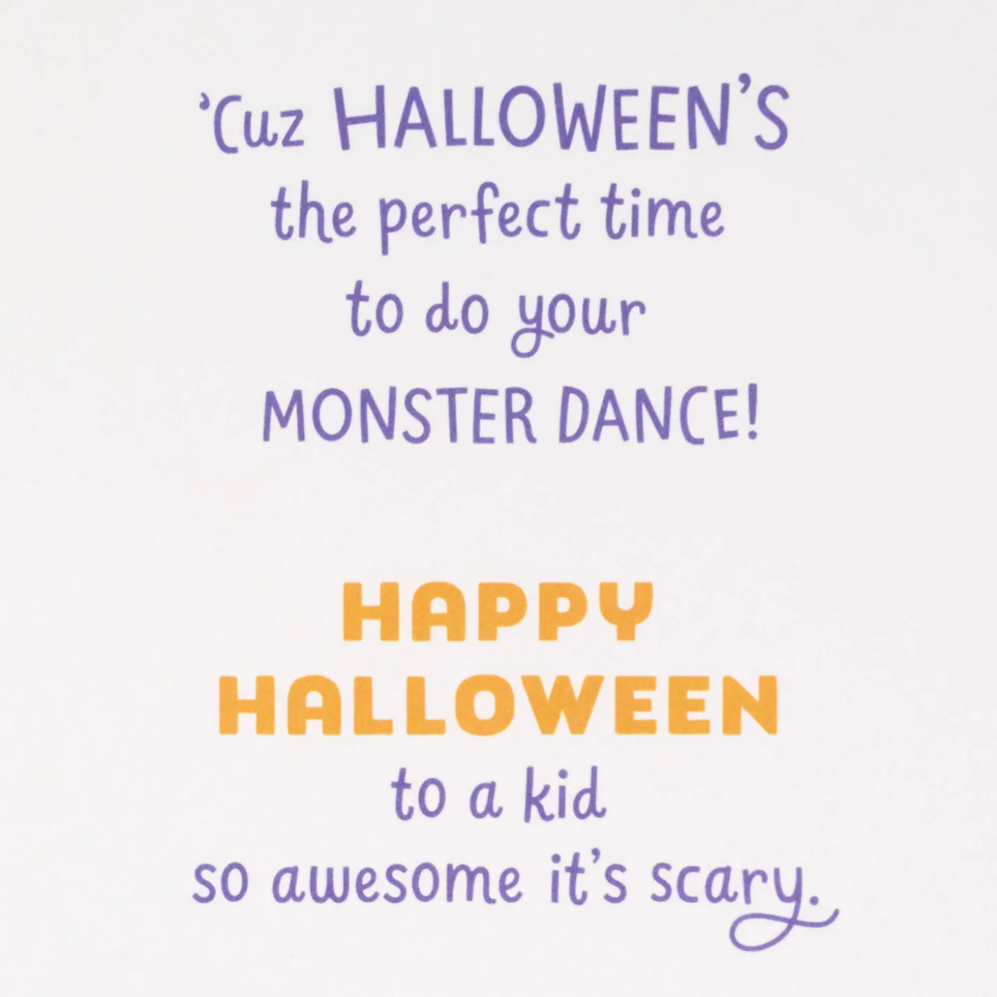 Monster Mash Musical Halloween Card for Kids
