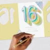 More Awesome With Every Year 16th Birthday Card