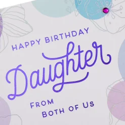 More Than Words Birthday Card for Daughter From Both