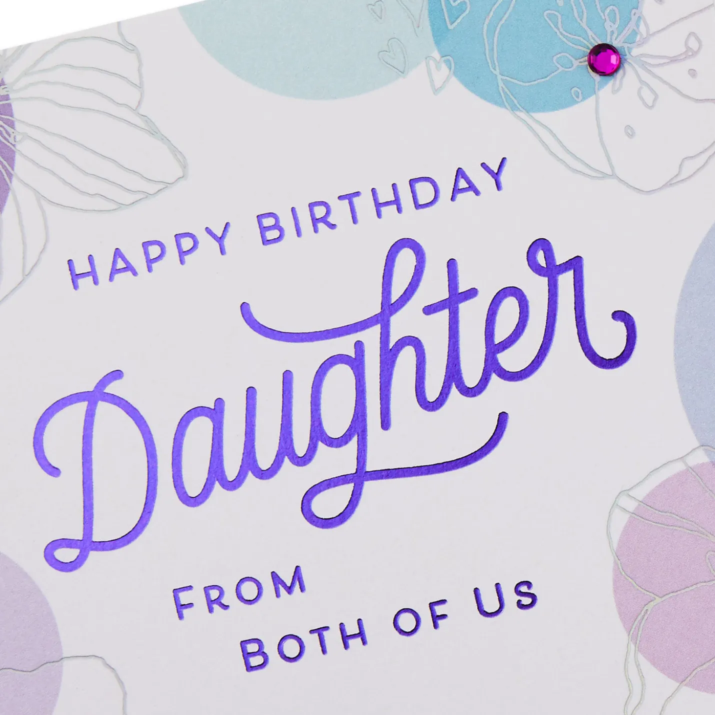 More Than Words Birthday Card for Daughter From Both
