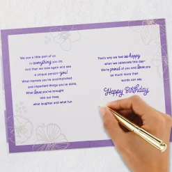 More Than Words Birthday Card for Daughter From Both