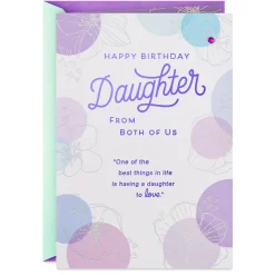 More Than Words Birthday Card for Daughter From Both