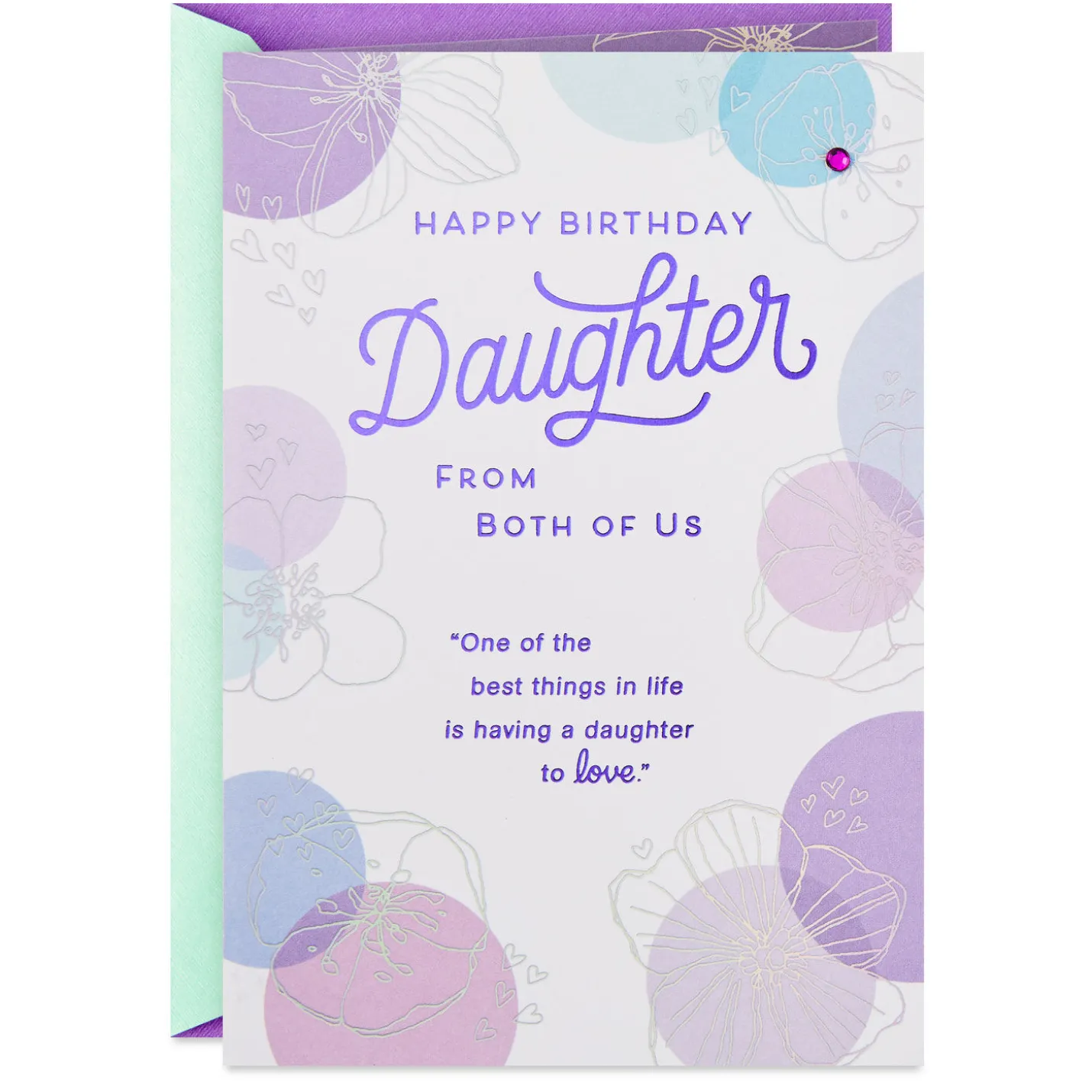 More Than Words Birthday Card for Daughter From Both