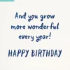 More Wonderful Every Year Birthday Card for Godson