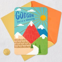 More Wonderful Every Year Birthday Card for Godson