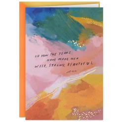 Morgan Harper Nichols In Awe of You Birthday Card for Her