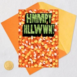 Mouth Full of Candy Funny Halloween Card