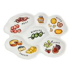 Mud Pie Sectioned Charcuterie Plate