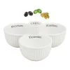 Mud Pie Snack Bowl Trio and Picks Serving Set