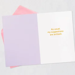 My Brilliant Suggestions Funny Birthday Card