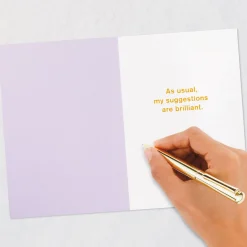 My Brilliant Suggestions Funny Birthday Card