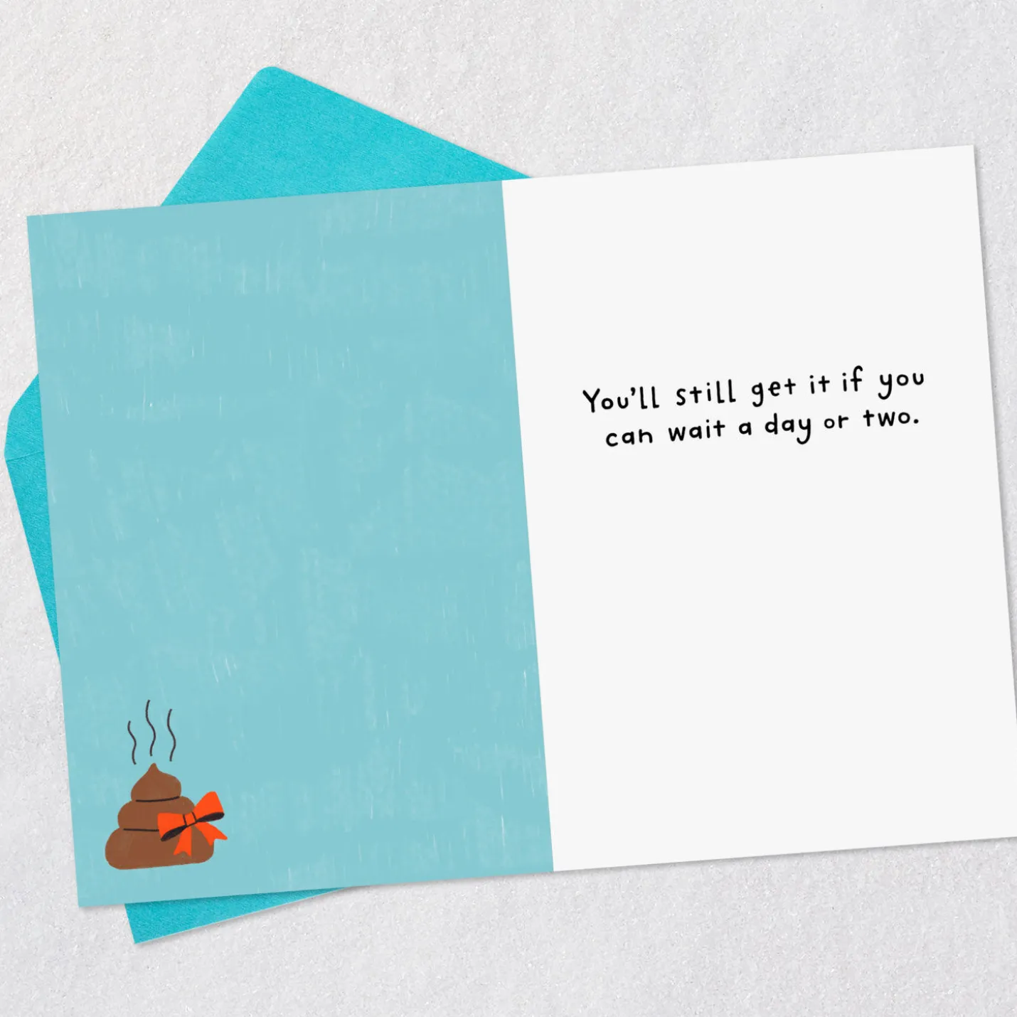 My Dog Ate Your Present Funny Birthday Card