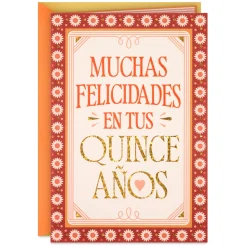 My Heartfelt Wish for You Spanish-Language Quinceañera Card