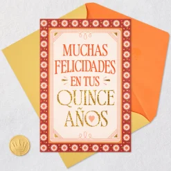 My Heartfelt Wish for You Spanish-Language Quinceañera Card