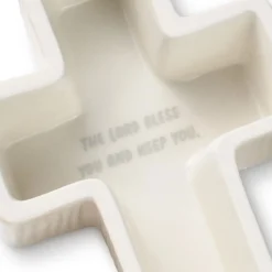 My Baptism Cross-Shaped Lidded Trinket Dish