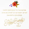 My Favorite Memories Birthday Card for Sister