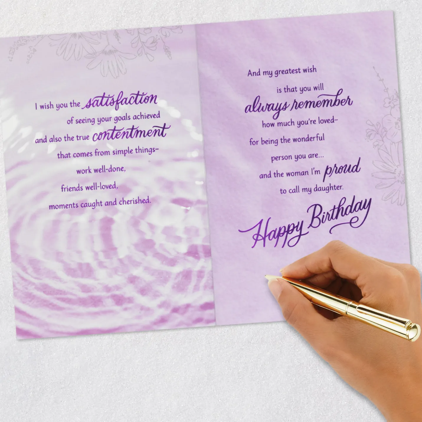 My Greatest Wish for You Birthday Card for Daughter