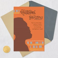 My Husband, My Blessing Birthday Card