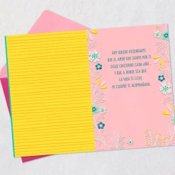 My Love for You Grows Spanish-Language Birthday Card for Granddaughter