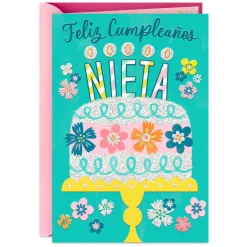 My Love for You Grows Spanish-Language Birthday Card for Granddaughter
