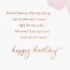 My Love, My Friend Birthday Card for Wife