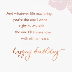 My Love, My Friend Birthday Card for Wife