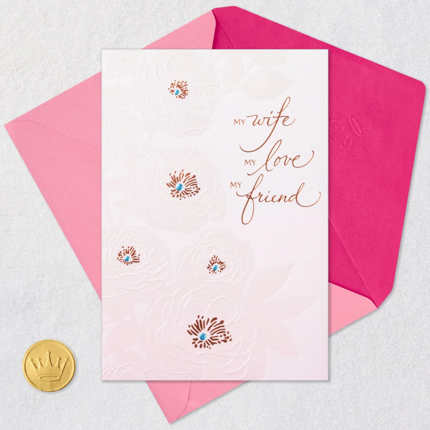 My Love, My Friend Birthday Card for Wife