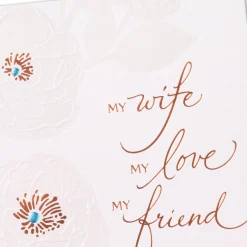 My Love, My Friend Birthday Card for Wife