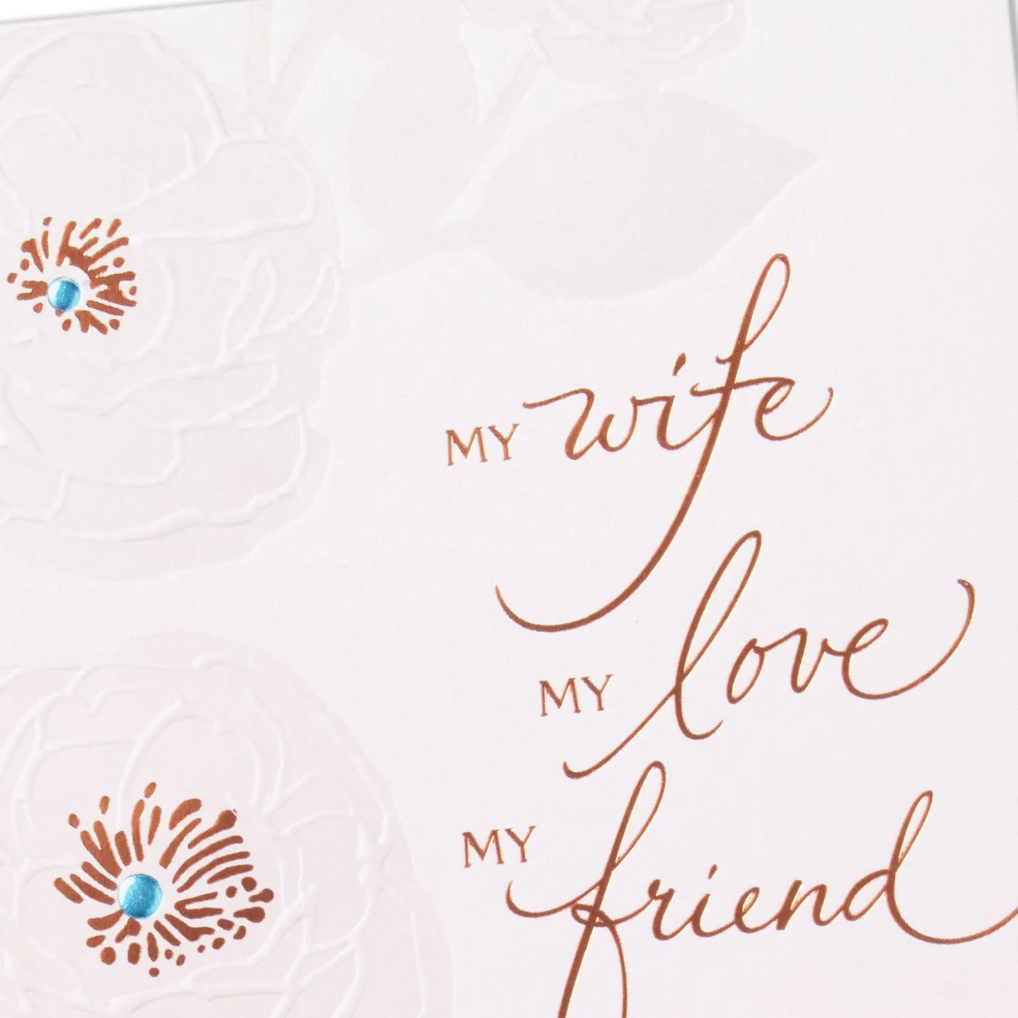 My Love, My Friend Birthday Card for Wife