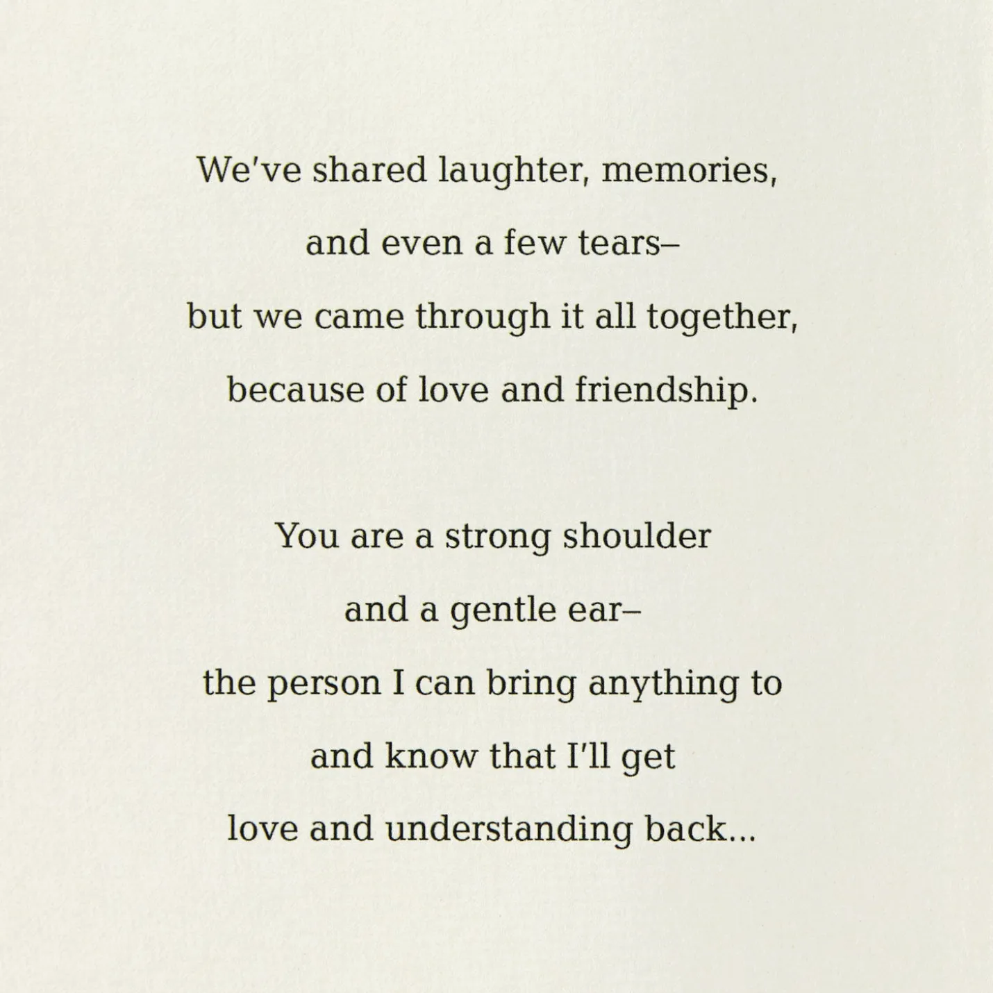 My Sister, My Friend, Twice Blessed Birthday Card