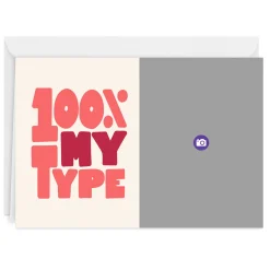 100% My Type Custom Love Card