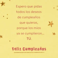 My Wish Came True With You Spanish-Language Birthday Card for Daughter