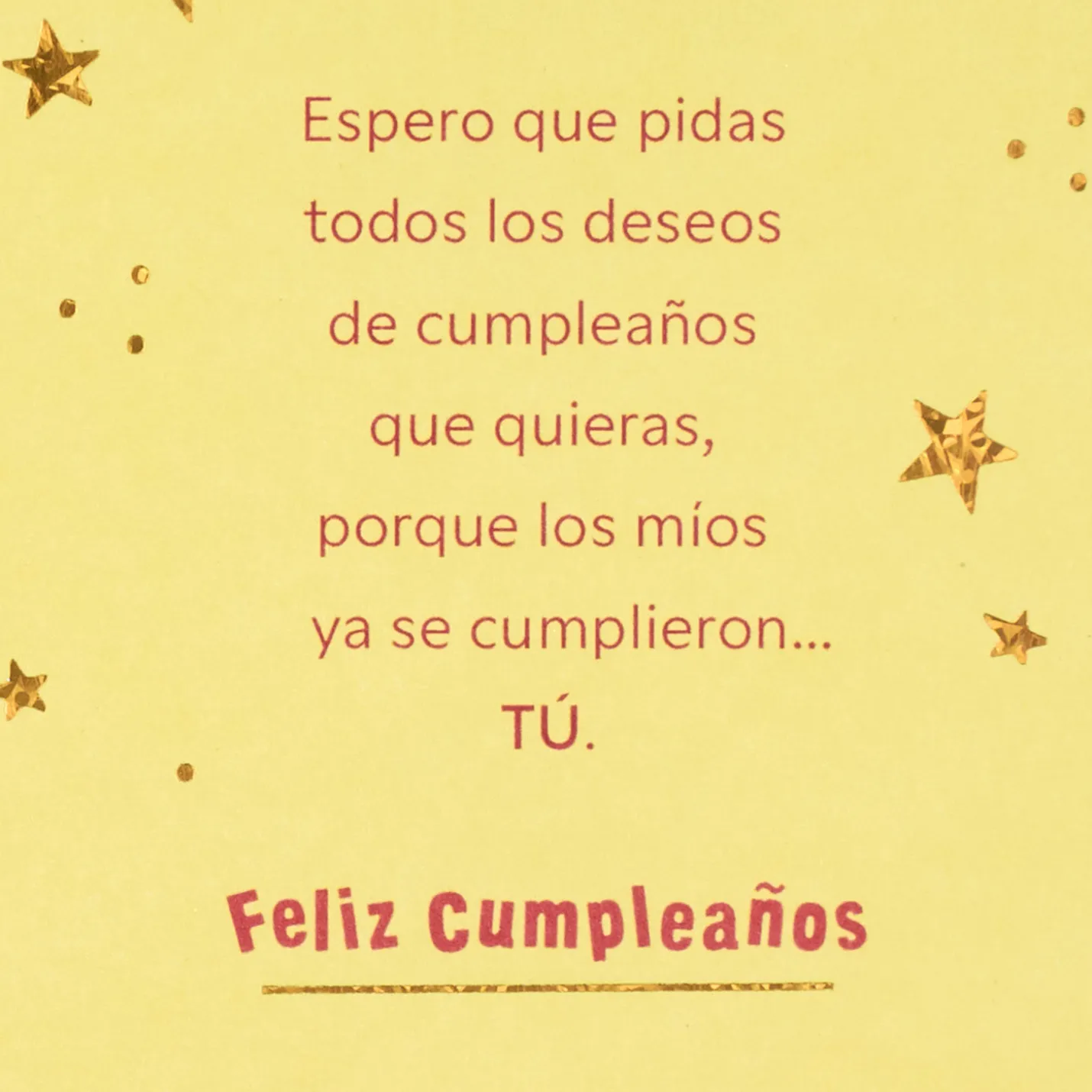 My Wish Came True With You Spanish-Language Birthday Card for Daughter