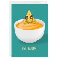 Nacho Funny Custom Birthday Card