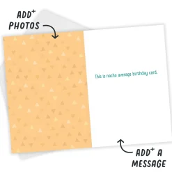 Nacho Funny Custom Birthday Card