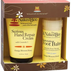 Naked Bee Hand & Foot Repair Kit, Set of 2
