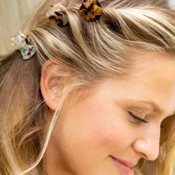 Natural Life Cat-Shaped Mini Hair Clips, Set of 4