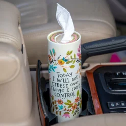 Natural Life I Will Not Stress Car Tissues, Set of 3