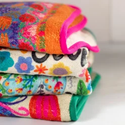 Natural Life Multicolor Microfiber Dish Cloths, Set of 4