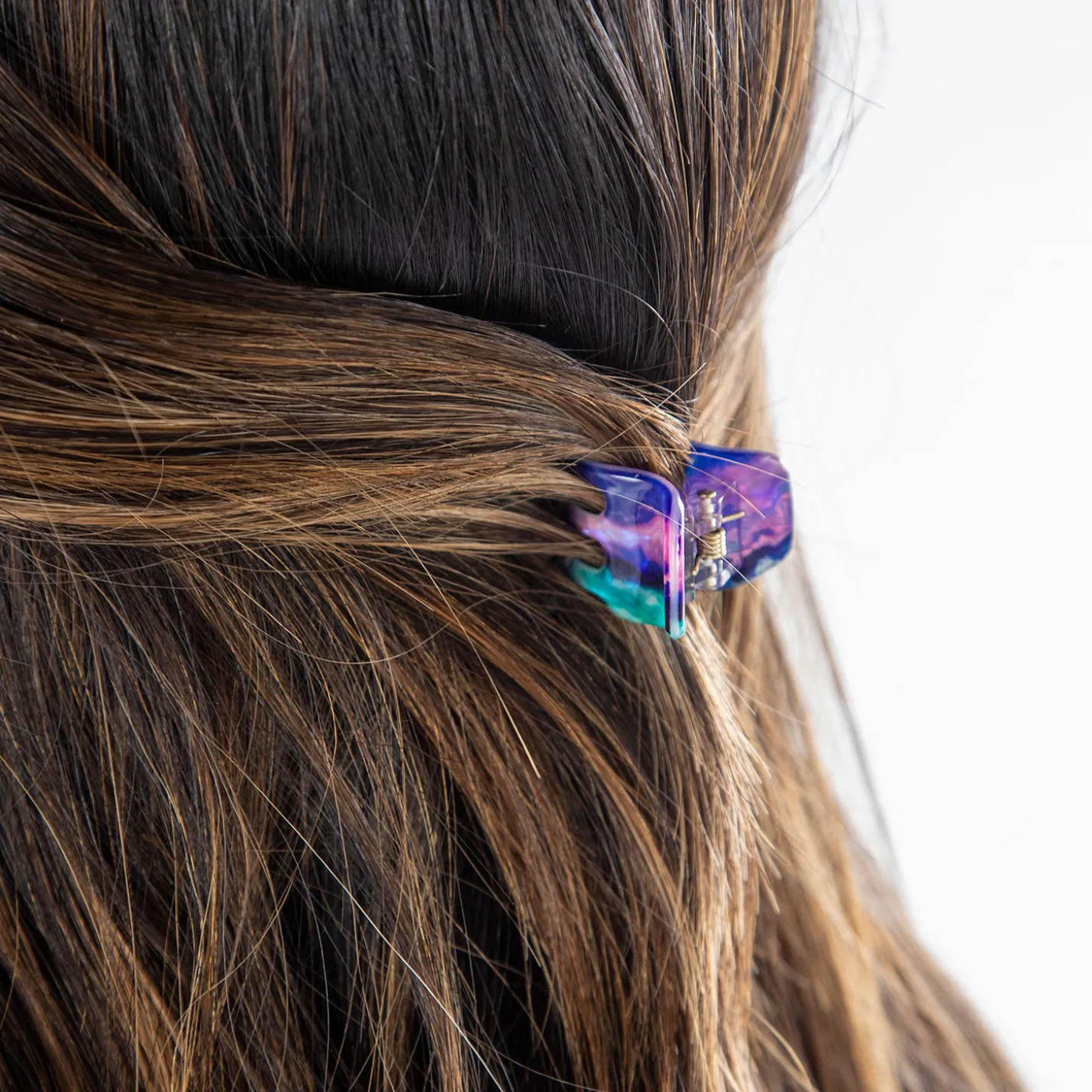 Natural Life Multicolor Mini Hair Clips, Set of 4