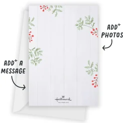 Naughty and Nice Flat Christmas Photo Card
