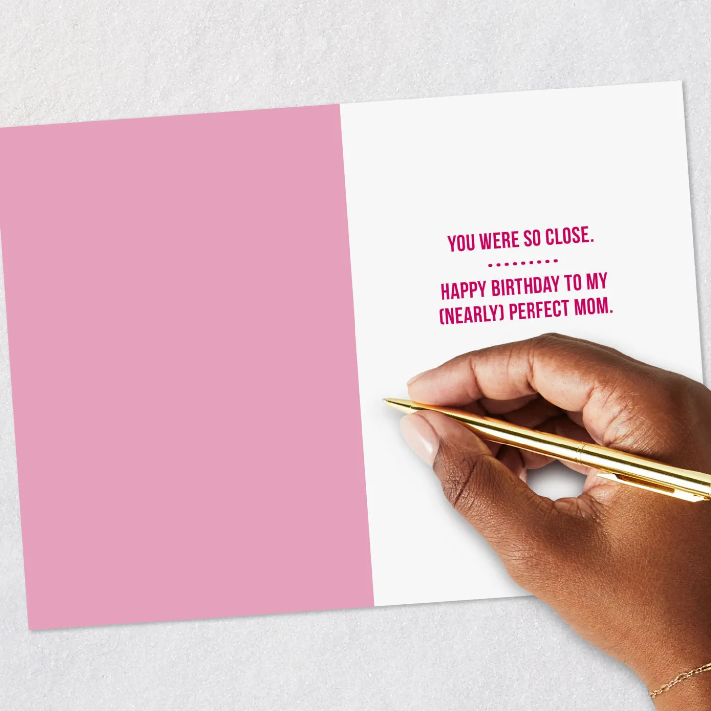 Nearly Perfect Scorecard Funny Birthday Card for Mom
