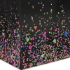 15" Neon Confetti on Black Extra-Deep Gift Bag