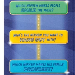 Nephew Trivia Birthday Card