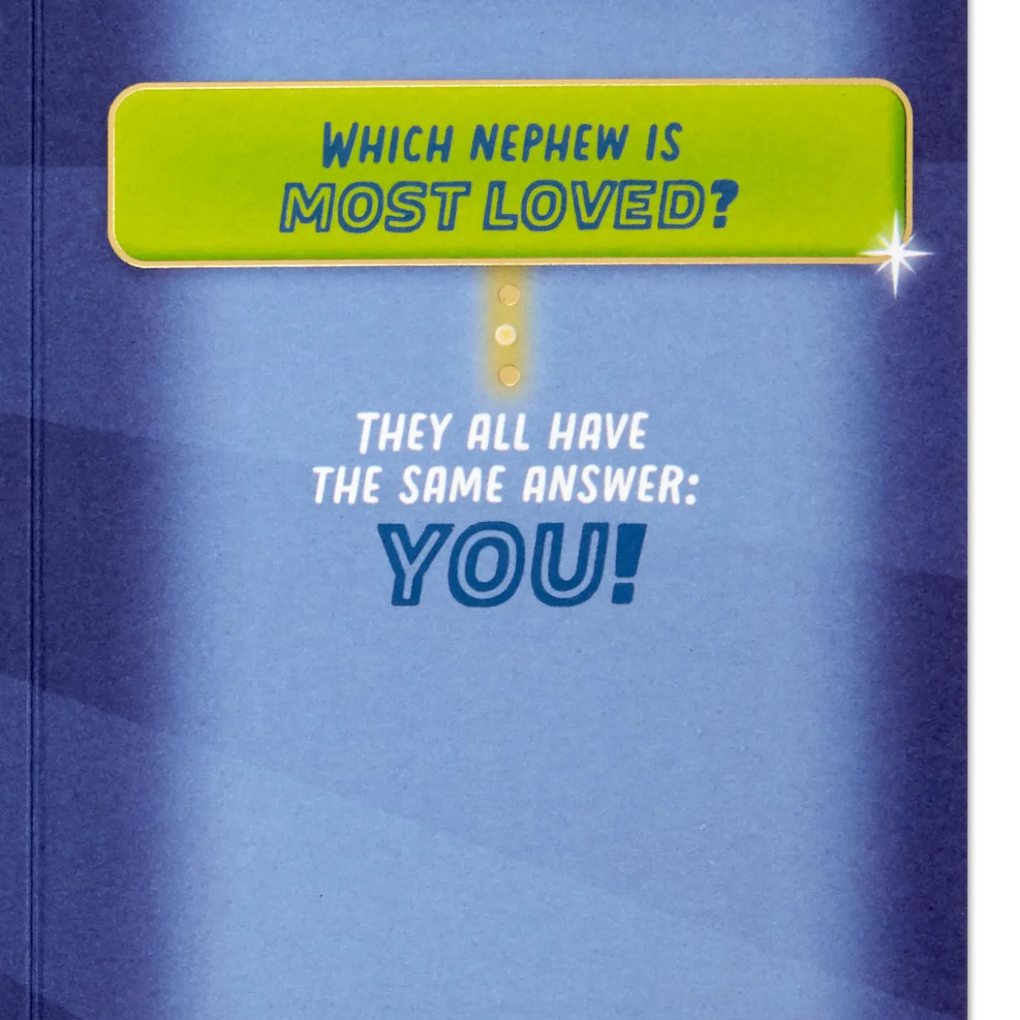 Nephew Trivia Birthday Card