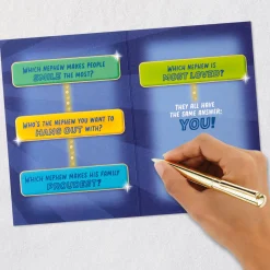 Nephew Trivia Birthday Card